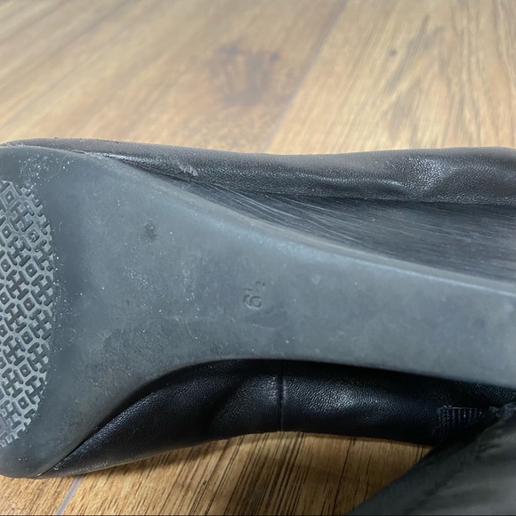 Tory Burch | Jolie Ballet Wedge w/ Small Logo | Leather w/ Patent Toe Size | 6.5 - Picture 3 of 8